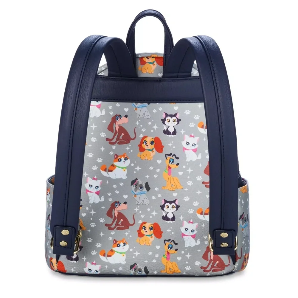 Loungefly Disney Parks Pets Cats & Dogs Mini Backpack Art Style - NEW - Picture 2 of 3